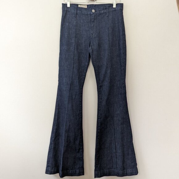 Polo Ralph Lauren Denim - Polo Ralph Lauren Seamed Flare Trouser‎ Jeans High Rise Seafarer